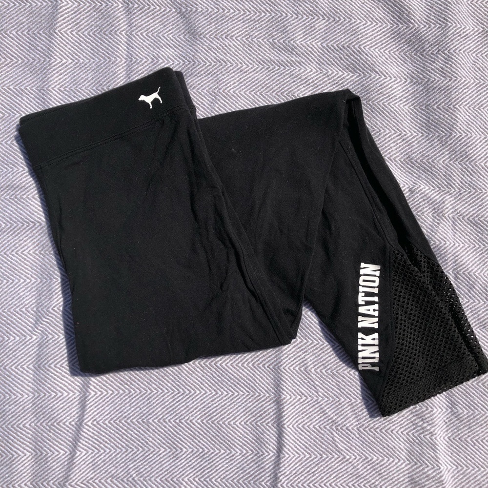 VS Pink Nation Yoga Cotton Leggings